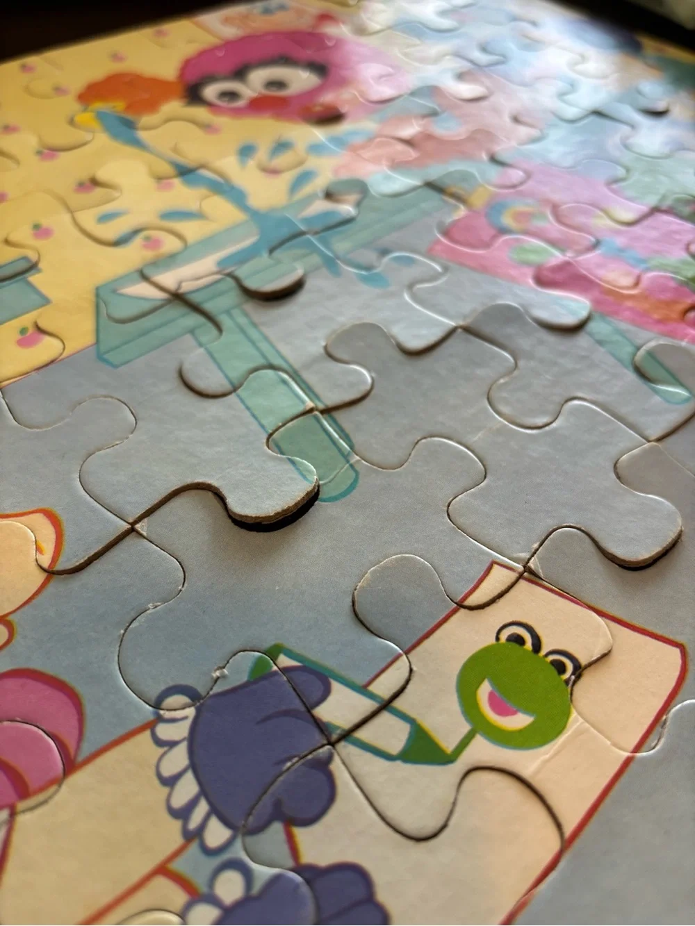 MB Vintage 1987 Muppet Babies 60-Piece Puzzle - Colorful Kids Jigsaw